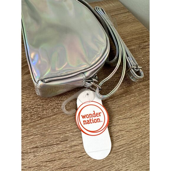 NWT Wonder Nation Girls' Glitter Rainbow Crossbody Bag Handbag Kawaii Purse - Picture 3 of 7